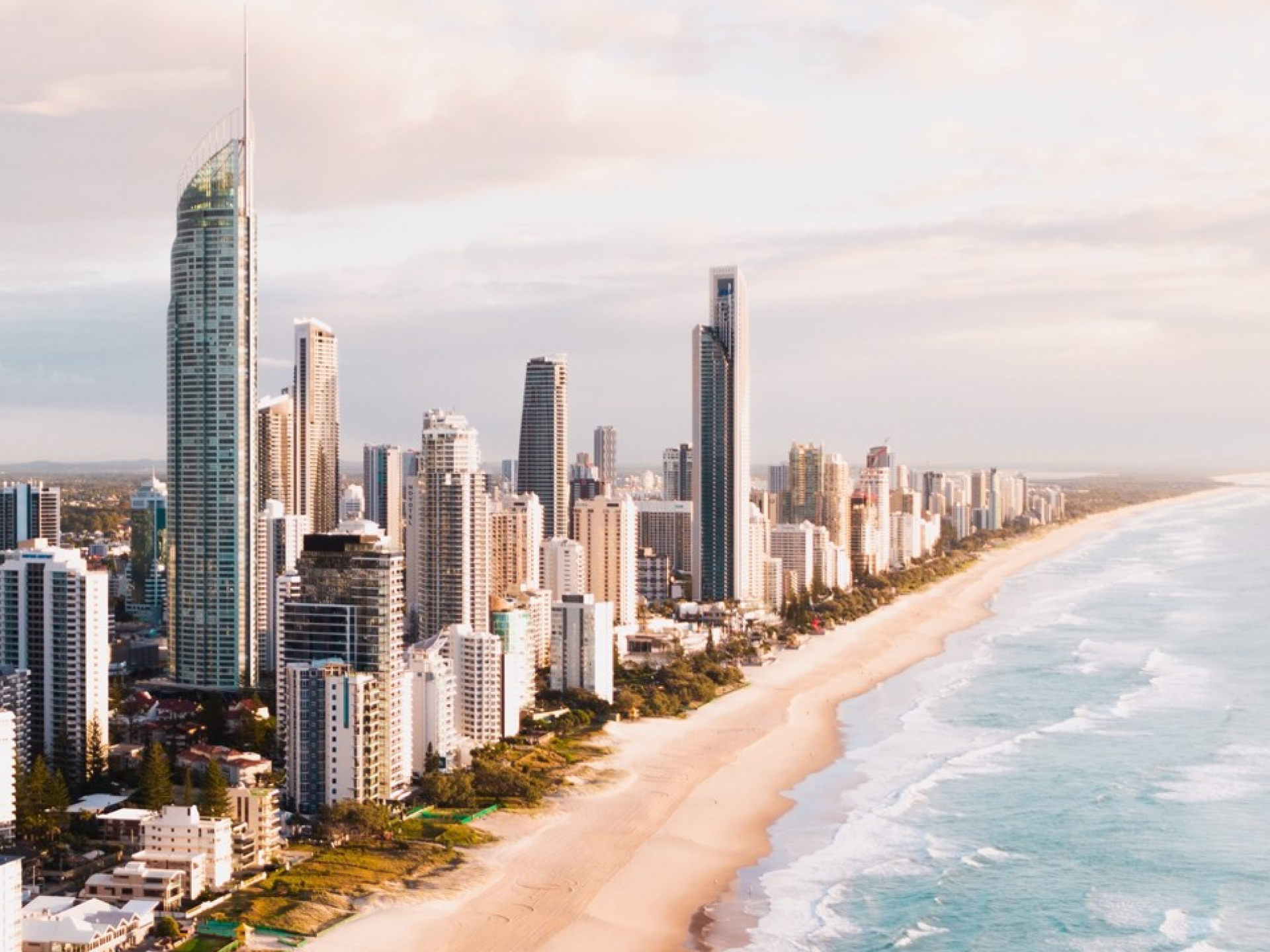 Gold Coast skyline.