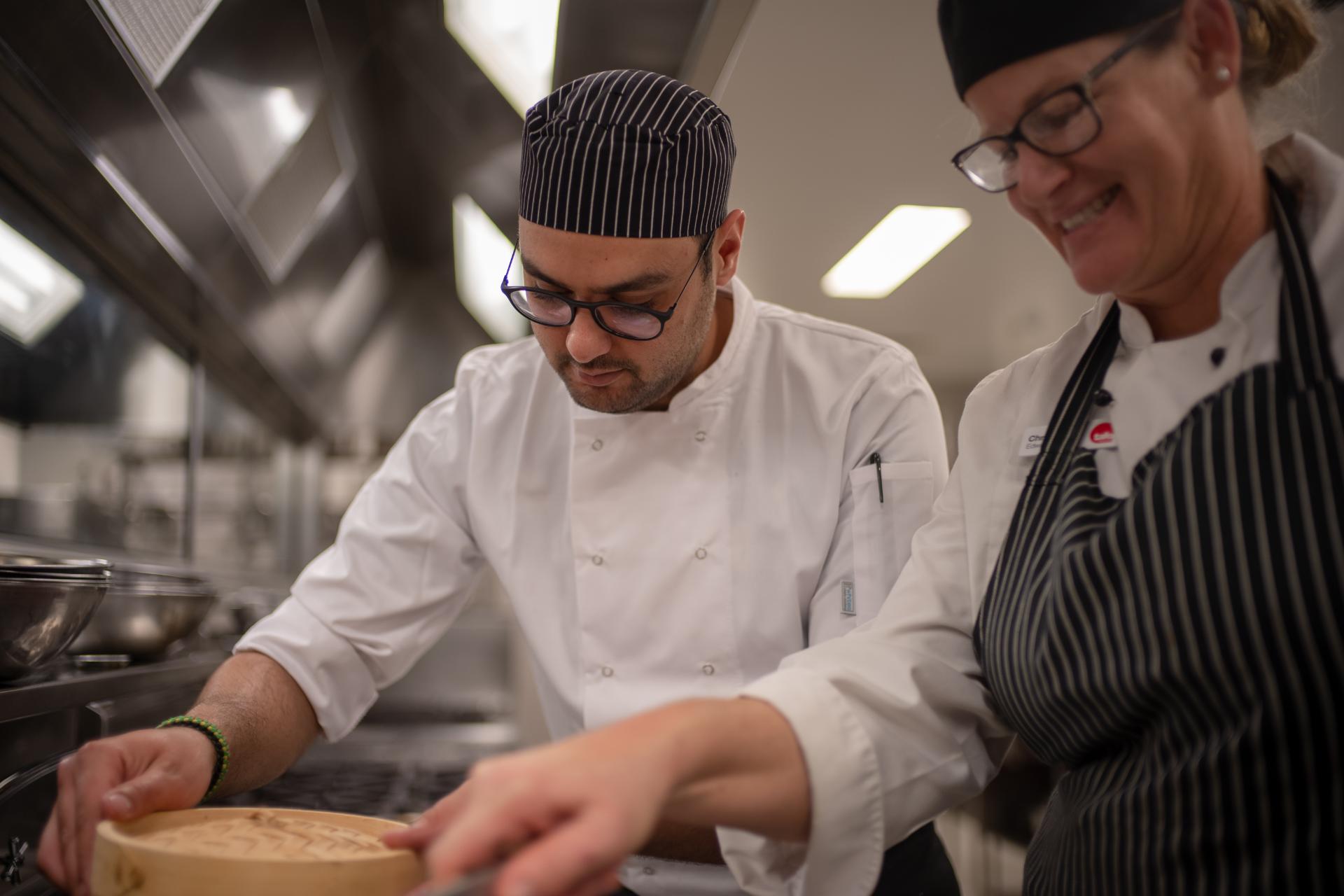 Professional chef training.